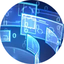 Blue Abstract Graphics - futurism - Free PNG