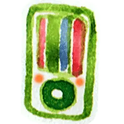 Green Phone - simple - High Resolution PNG