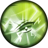 Green Gem Eye - gemstone - PNG