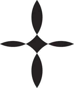Four Petals Flower - minimalistic - Free PNG