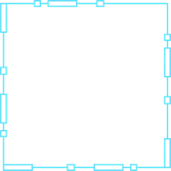Blue Border Pattern - simple - Free Download PNG