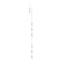 Moon and Star Decoration - star - No Watermark PNG