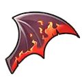 Flaming Wings - red - High Resolution PNG