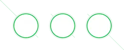 Green Circles - geometric shapes - Free PNG