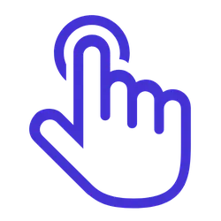 Click Hand Icon - icon - Free PNG