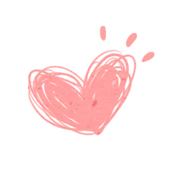 Pink Heart Pattern - simple - Free PNG