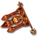 Trident Flag - red - Free Download PNG