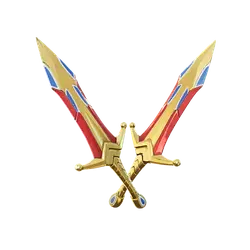Sword Duo - gold - High Resolution PNG