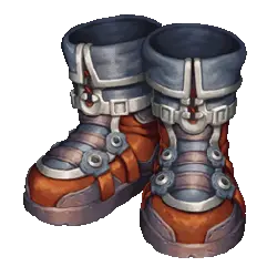 Futuristic Boots - metal - Transparent Layer PNG