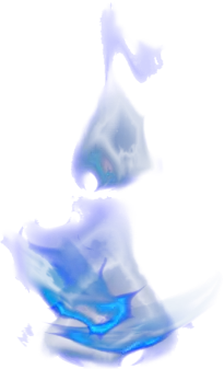 Blue Smoke Effect - abstract art - No Background PNG