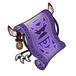 Purple Demon Scroll - magic - Free Download PNG