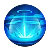 Blue Energy Ball - future - High Resolution PNG