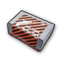 Red and White Striped Box - striped - High Resolution PNG