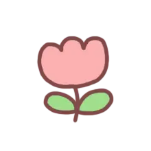 Pink Flower - Free for Commercial Use PNG - simple