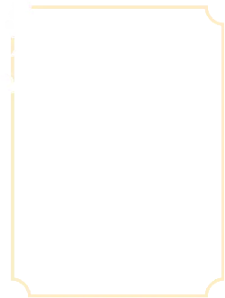 Floral Border Background - gold - Transparent Layer PNG