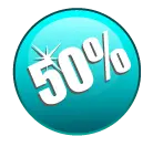 50% - sale - Free PNG