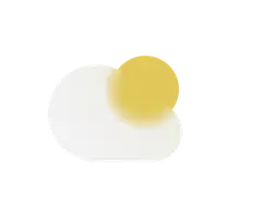 Cloud and Sun - icon - PNG Images