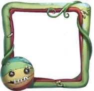 Green Vine Frame - natural element - PNG