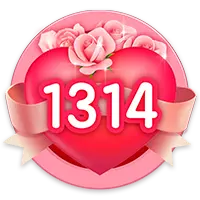 1314 Rose Heart Emoji - rose - Lossless PNG