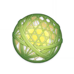 Geometric Art Sculpture - green - Transparent Layer PNG