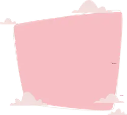 Pink Cloud Background - pink - Transparent Layer PNG
