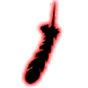 Red Glowing Object - object - No Background PNG