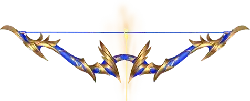 Golden Bow and Arrow - weapon - gold - Transparent Background PNG
