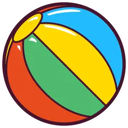 Beach Ball - Lossless PNG
