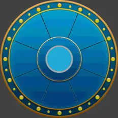 Blue Shield - decorative - High Resolution PNG