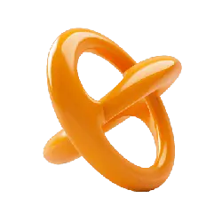 Orange Ring Sculpture - modern art - PNG Images