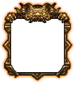 Gold Patterned Frame - design - PNG