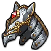 Silver Horse Head Helmet - horse head - High Resolution PNG