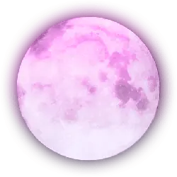 Pink Moon - No Background PNG