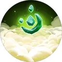Green Gem Sprite - glowing - Free PNG