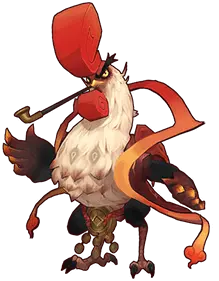 Rooster - decorative - High Resolution PNG