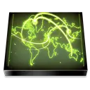 World Map - flight routes - Free PNG