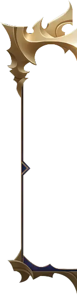 Decorative Letter L - gold - Transparent Layer PNG