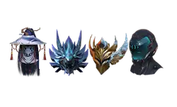 Wizard Hat、Blue Dragon、Gold Dragon、Black Knight - hat - Free Download PNG