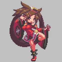 Red-Dressed Girl - game - High Resolution PNG