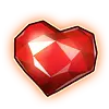 Ruby Heart - rare - Free Download PNG