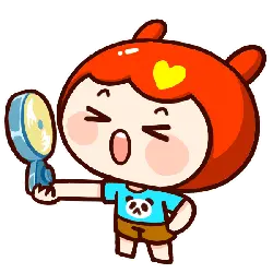 Red-haired Girl - little girl - mirror - High Resolution PNG