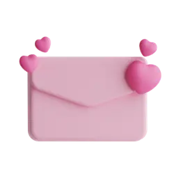 Pink Envelope - No Watermark PNG