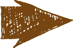 Brown Arrow - indicator - No Watermark PNG