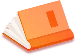 Orange Book - Transparent Background PNG