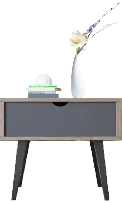 Minimalist Nightstand - practical - No Background PNG