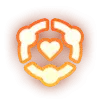 Heart Flame Badge - symbol - Transparent Layer PNG