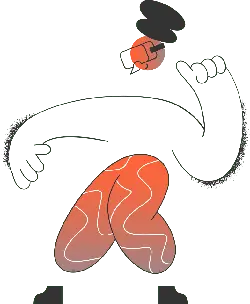 Abstract Figure with Hat - hat - High Resolution PNG