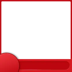 Red Frame - High Resolution PNG