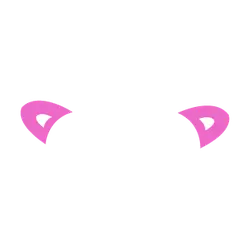 Pink Cat Eyes - cartoon - Free PNG
