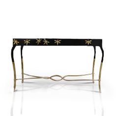 Star Decorated Table - gold - Free PNG